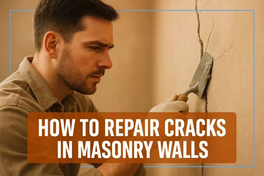 How to Repair Cracks in Masonry Walls