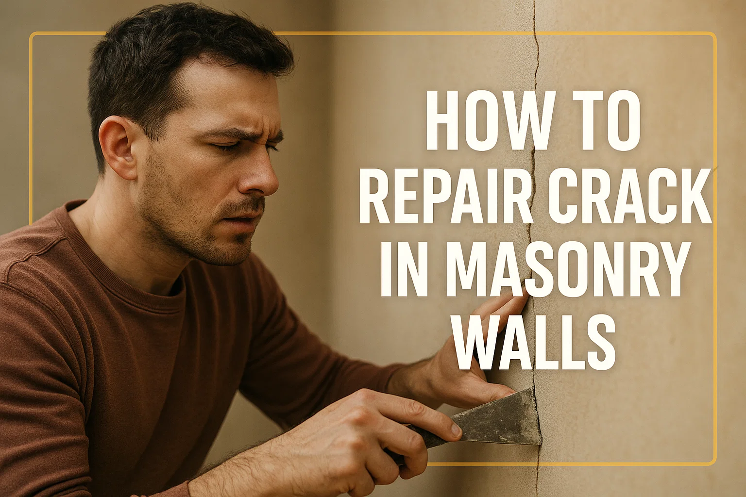 How to Repair Cracks in Masonry Walls