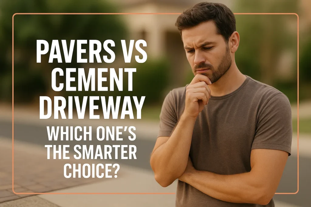 Pavers vs Cement Driveway –