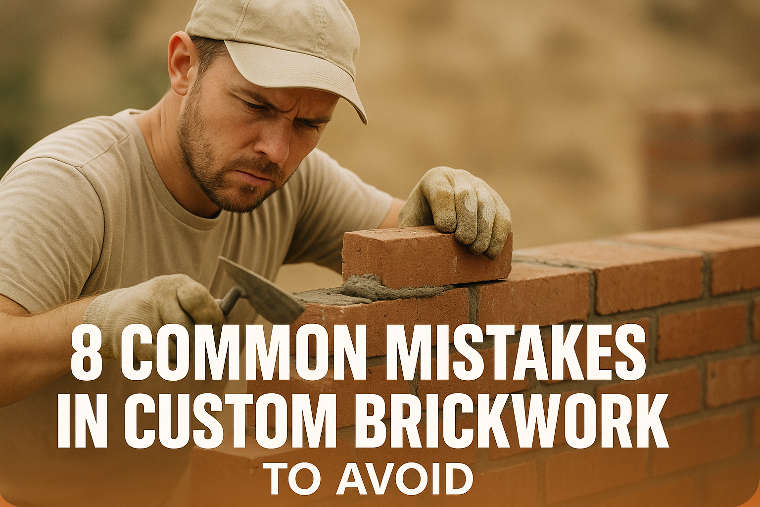 8 Common Mistakes in Custom Brickwork to Avoid