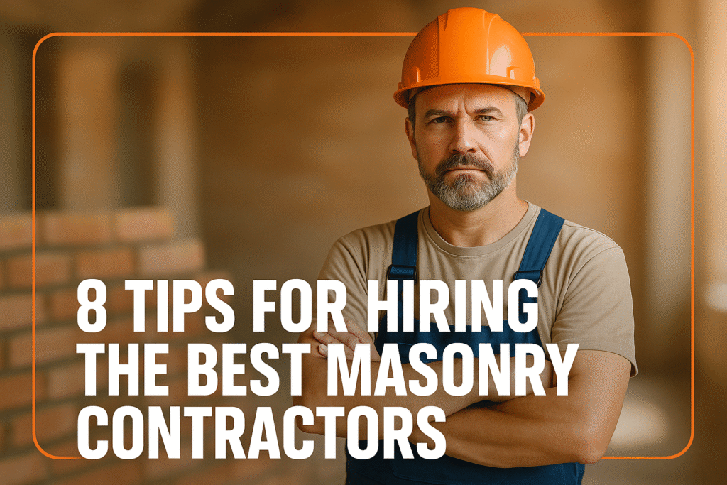 8 Tips for Hiring the Best Masonry Contractors