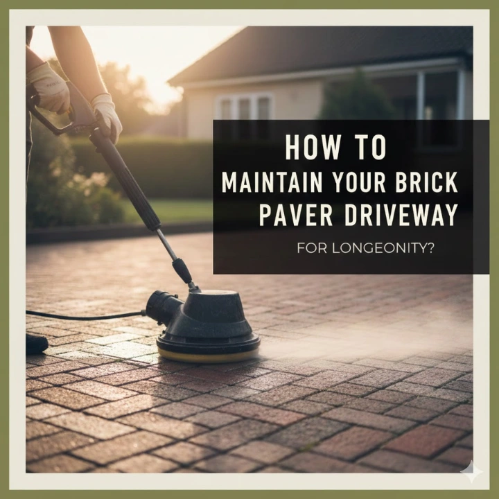 How to Maintain Your Brick Paver Driveway for Longevity?