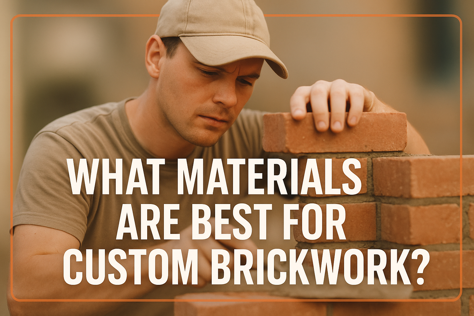 What Materials are Best for Custom Brickwork